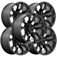 Set Of 5 Fuel D804 Flame 24x12 5x5 -44mm Blackout Wheels Rims 24 Inch Set Of 5 Fuel D804 Flame 24x12 5x5 -44mm Blackout Wheels Rims 24 Inch