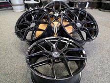BMW 18" inch Wheel City WC4 Gloss Black Alloys 5x120 1/2/3/4/5/X1 FLOW FORMING