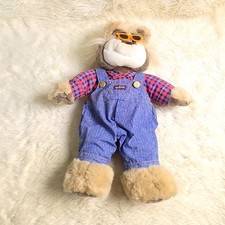Vintage '97 Real Talkin' Bubba Wisecracking Talking Plush Bear Tested 18" Tyco
