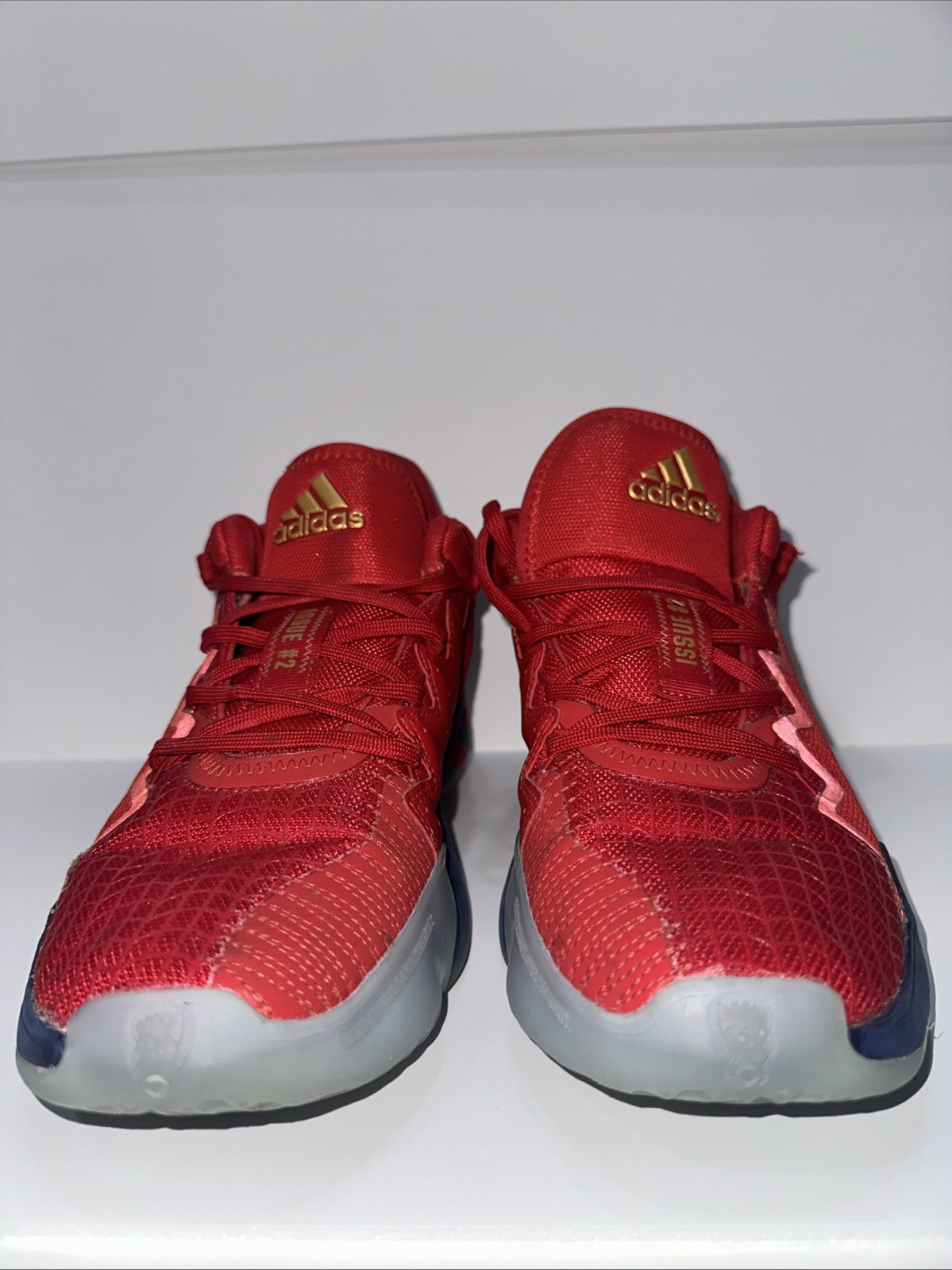 ADIDAS D.O.N. ZAPATOS DE CAÑA ALTA MARVEL EDICIÓN 2 SPIDER-MAN PARA HOMBRE 10,5 ENVÍO RÁPIDO