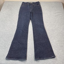 Madewell Jeans Women 26 Blue The Perfect Vintage Flare High Rise Dark Wash Denim