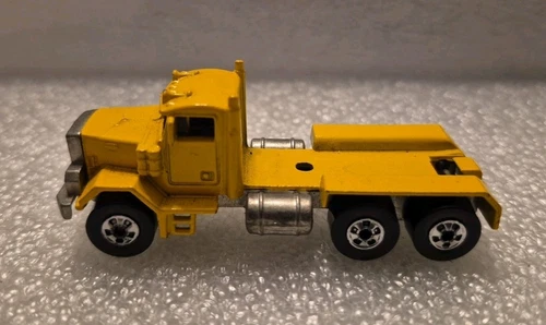 Hot Wheels Peterbilt Vintage 1979 Semi Truck Tractor Trailer Hauler Exc Cond