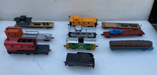 HO Mixed Lot of 10 Cabooses/Railroad Repair Cars for Parts or Repair