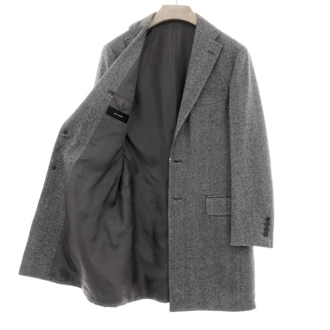 [Used] RING JACKET Herringbone weave wool cashmer… - image 4