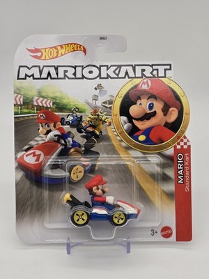 Hot Wheels Mario Kart Dry Bowser With Standard Mattel 1:64 Diecast