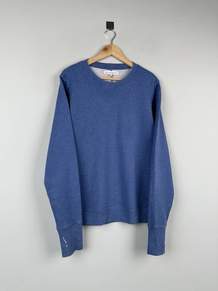 Moletom ORLEBAR MARROM tamanho grande azul masculino tamanho G - Imagem 4 de 4