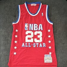 Mitchell & Ness Michael Jordan #23 NBA All-Star Game Red Basketball Jersey 1989
