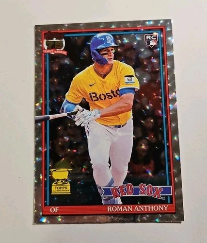 2026 Topps Series 1 - Roman Anthony - Crackle Foil (RC) #T91-71 Boston Red Sox