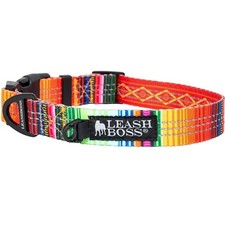 Patterned Reflective Dog Collar, Pattern Collection, Colorful Dog Collar with...