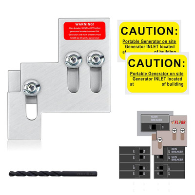 Generator Interlock Kit Compatible with Square D QO or Homeline 100 or 125 Amp P
