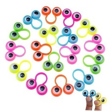 100 PCS Eye Finger Puppets Toys Set, Wiggly Eyeball 1.18 inches x 1.38 inches