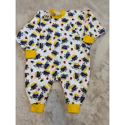 Vintage 80s/90s Deadstock Bob Der Bar Novelty Camping Print Jumpsuit Size 2