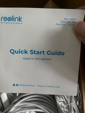reolink security camera system
