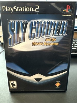 Sly Cooper Thievious Raccoons Black Label PlayStation 2 PS2 English Tested Works