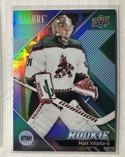 2024-25 Upper Deck Allure - Rookies Matt Villalta #104 (RC) Utah Mammoth