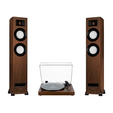 Fluance RT81 Vinyl Turntable Record Player and Ri91 Powered Tower Speakers