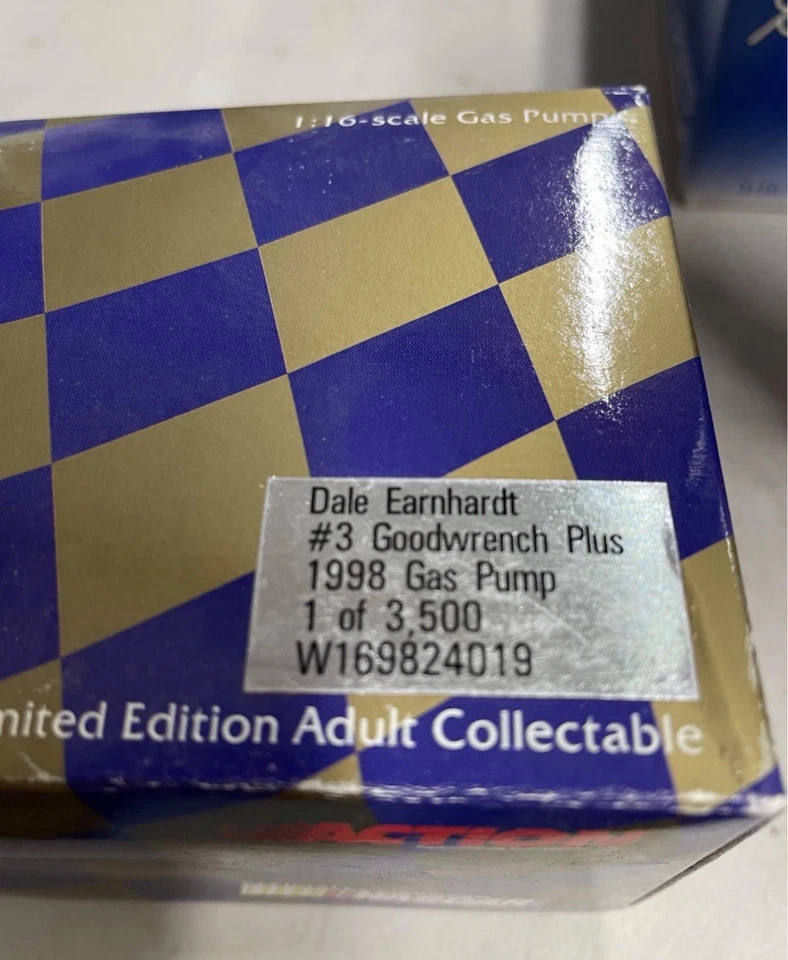 Dale Earnhardt #3 Goodwrench Plus 1998 Gas Pump Bank 1/16 Scale Action 1 OF 3500 - Image 2 of 2