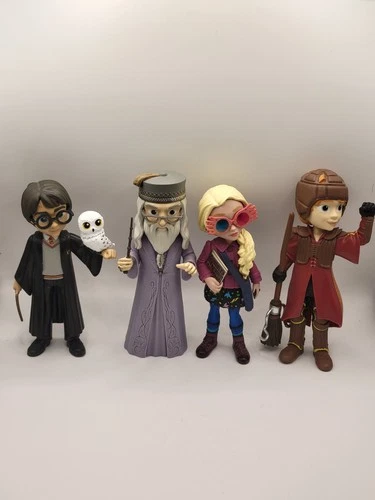 Funko Rock Candy vinyl figures Harry Potter, Albus Dumbledore, Luna and Ron