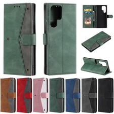 For Samsung Galaxy S26 Ultra S25 S24 S23 PU Leather Flip Stand Wallet Card Case