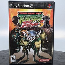 Sony Playstation 2 Teenage Mutant Ninja Turtles 3 Mutant Nightmare NO Manual PS2