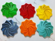 3D Printing Expanded Sensory Fidget Star Model Visual Illusion Hexagon Whirling