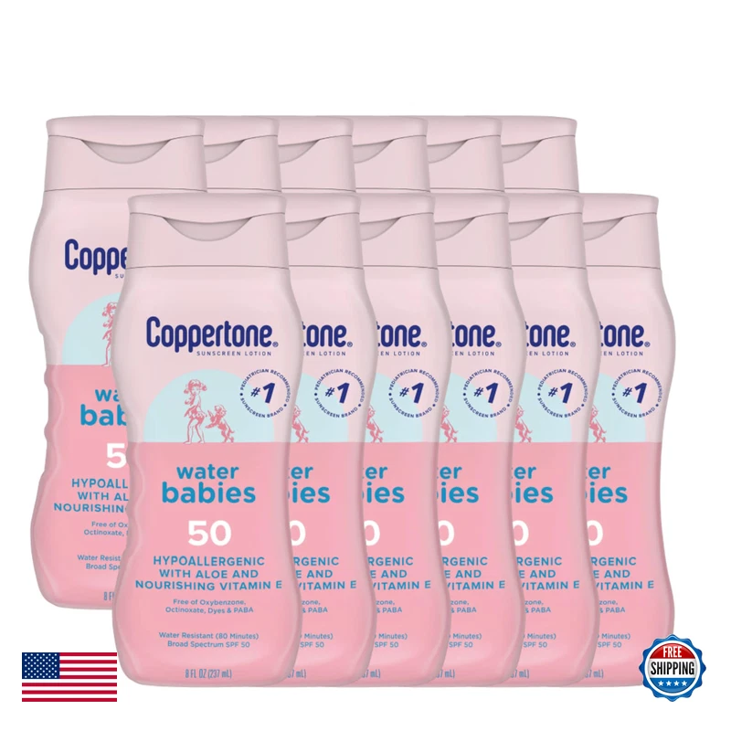 Coppertone Water Babies Sunscreen Lotion Spf 50 Pediatrician Recommended Water
Opens in a new window