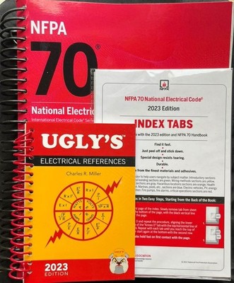 NFPA 70 National Electrical Code NEC 2023 Spiral w/ Index Tab Ugly 9781455930357