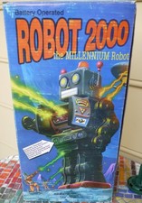 Schylling Robot 2000 The Millennium Robot Battery Toy 1997 Collector Series NEW