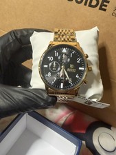 Invicta X Montres Prestige Pilot Gold/Black Men's Watch 42mm MPW-0079 New