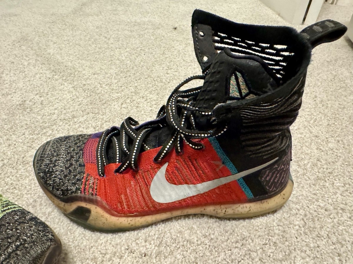 Nike Kobe 10 Elite High American Sneakers Men\'s 8 Flyknit Lace Up Basketball Ath Nike Kobe 10 Elite High American | eBay main image 3