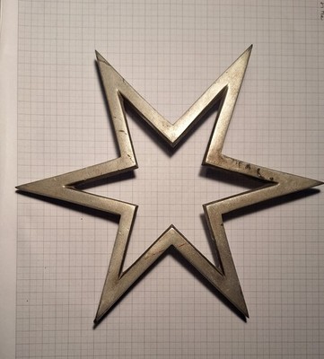 HENSCHEL Kühlerstern 20 cm - Original Emblem - Oldtimer HS100, HS140, F-Baureihe