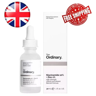 The Ordinary Niacinamide 10% + Zinc 1% Serum 30ml UK SELLER
