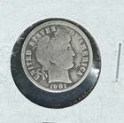 1901 BARBER SILVER DIME ~  ~NICE COIN~ 90% SILVER