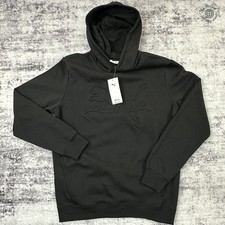 NWT Puma ESS Embossed Hoodie Men's Medium Black 690423 01 MSRP 60