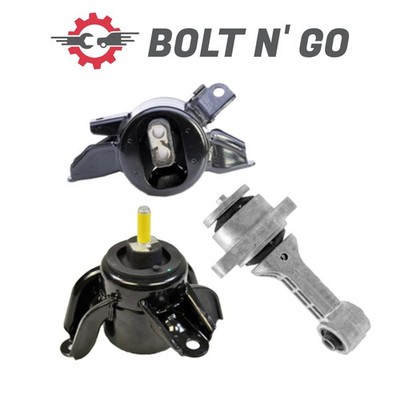 3PCS Motor & Trans Mount Fits  Hyundai Elantra/ Kia Rio Forte 11-17