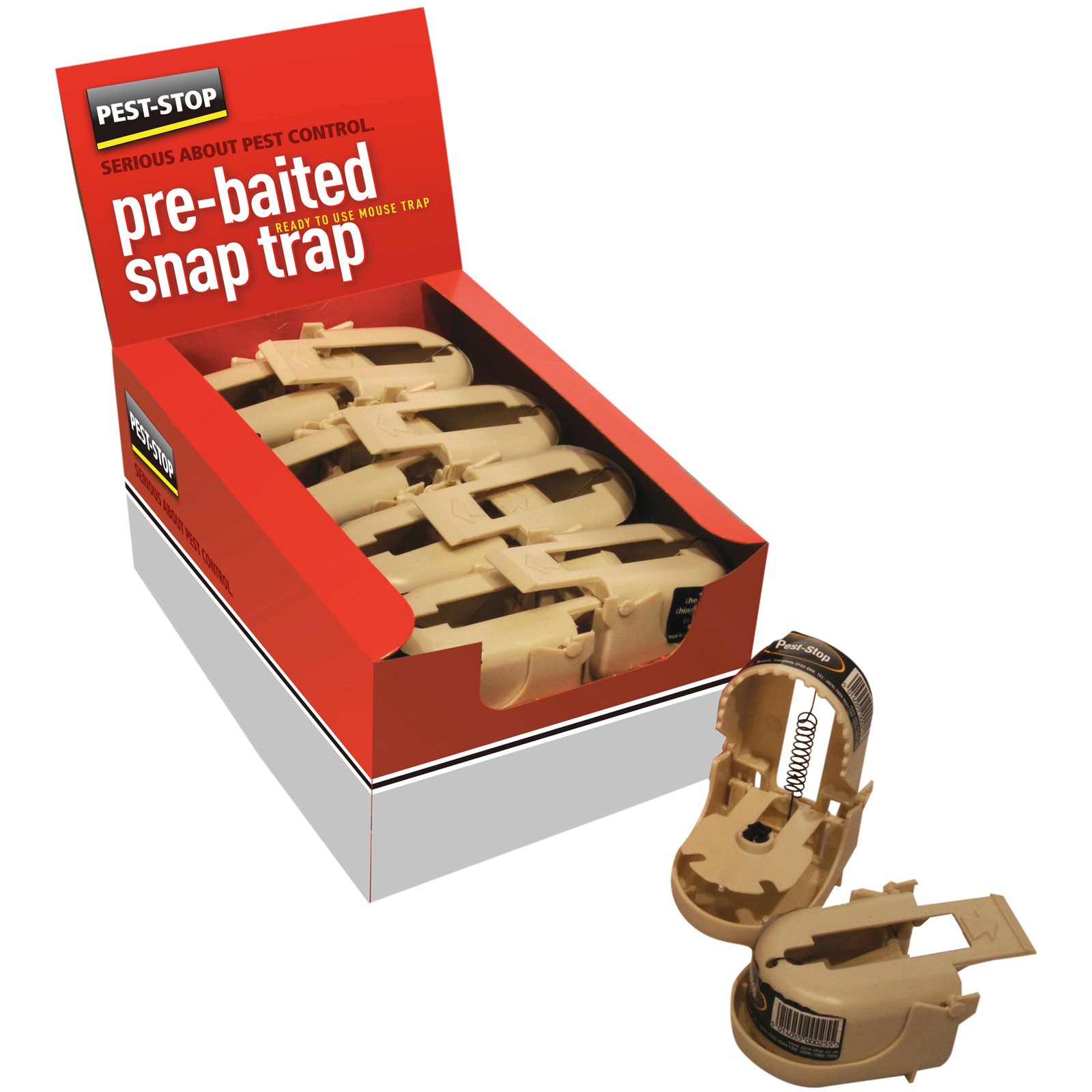 Pest-Stop Snap Mouse Trap (Box 16 Loose)