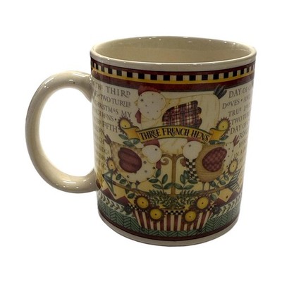 Sakura Twelve Days of Christmas Three French Hens Coffee Mug