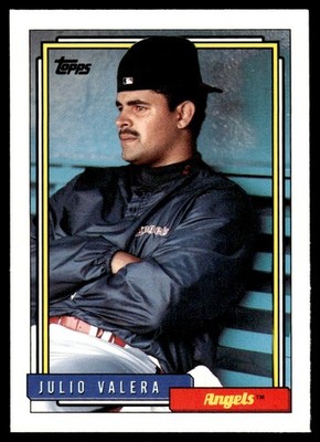 1992 Topps Traded Julio Valera California Angels #122T