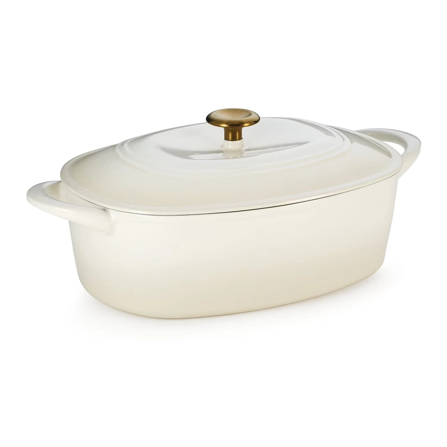 Tramontina 7-Quart Enameled Cast Iron Dutch Oven (Latte)