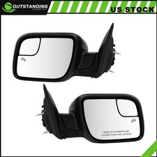 Pair Side View Mirrors Signal Puddle Heated 7 Pin For 11-15 Ford Explorer Pair Side View Mirrors Signal Puddle Heated 7 Pin For 11-15 Ford Explorer