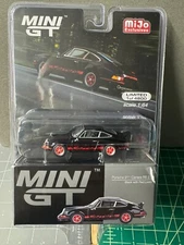 1:64 MiniGT Porsche 911 Carrera RS 2.7 Black with Red MGT00688-MJC TSM Model