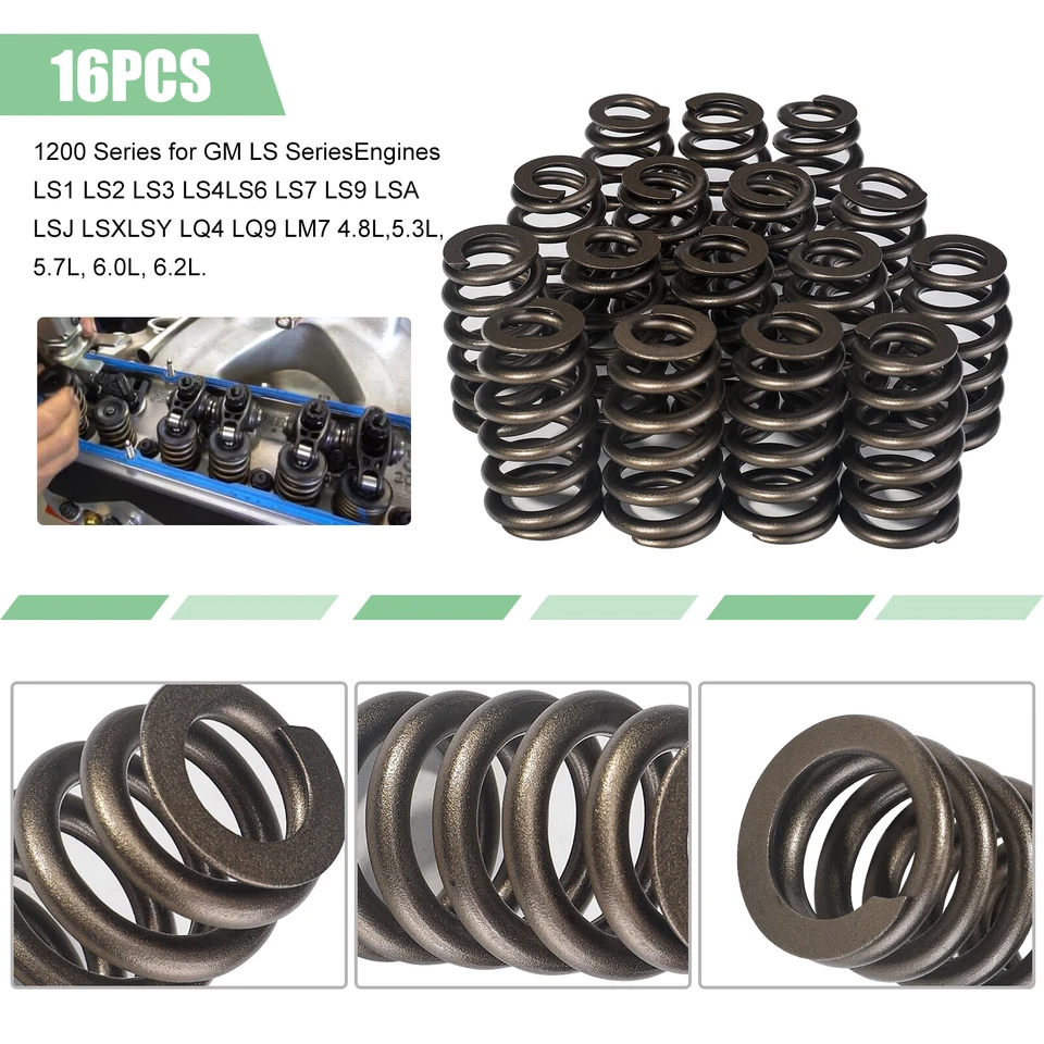 0.625 Lift Drop-in Beehive Valve Springs For GM LS 4.8 5.3 5.7 6.0 6.2L Engine - Image 3 of 4