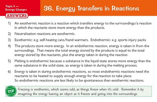 GCSE AQA Combined Science Biology Chemistry Physics Revision Card Key Stage 4 - Picture 20 of 21