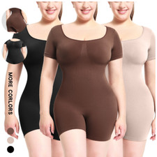 Women Seamless Tummy Control Shapewear Thong Sculpting Body Shaper