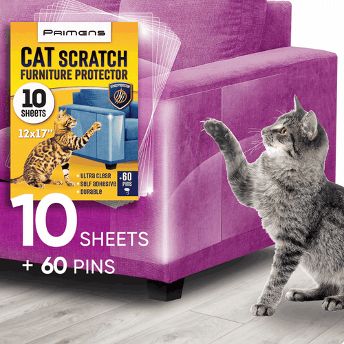 Heavy Duty Cat Scratch Deterrent Furniture Protectors for Sofa 10 XLarge Sheets - Picture 1 of 7