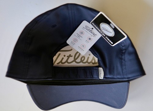 Titleist Golf Cap Hat Navy Blue With Magnet In Visor Polo Club - Picture 4 of 5