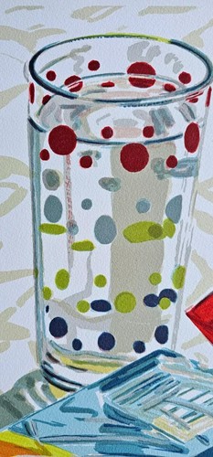 Janet Poisson Nature Morte Avec Candy 1996 Réalisme Main Signée Lithographie US - Zdjęcie 5 z 7