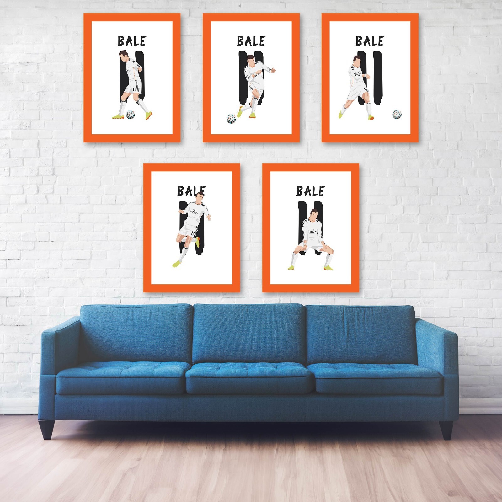 Gareth Bale Run & Goal Series, 2014 Real Madrid CDR Final Print/Poster/Wall-Art