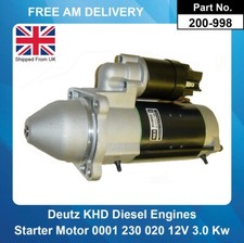 Starter Motor For New Holland LM5060 Telehandle 2007 - 0001230020 0001262019