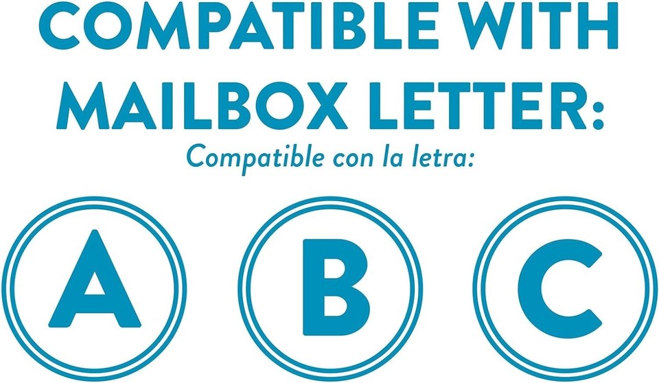 Gibraltar Whitley WP000WAM WP000W01 Polycarbonate Plastic Mailbox Post